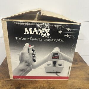 MAXX Control Yoke for Flight Simulator Game Accessory IBM PC Boxed